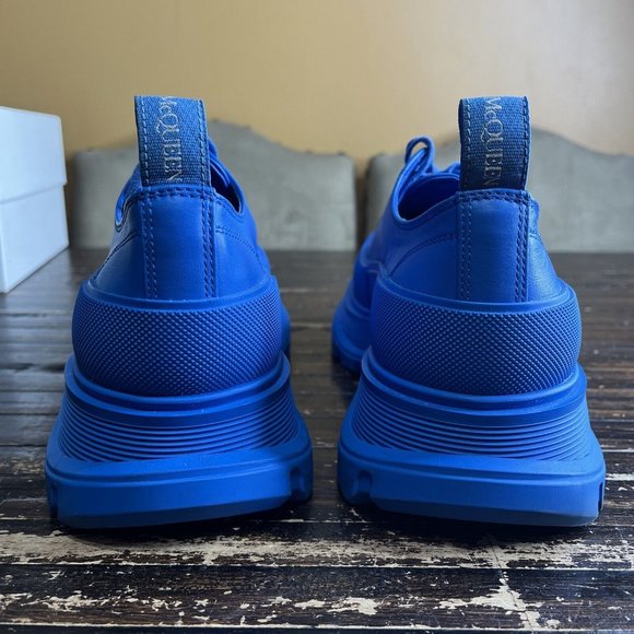 ALEXANDER MCQUEEN (627225) Men's Tread Slick Shoes Blue Size: US 7 - Picture 5 of 7